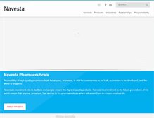 Tablet Screenshot of navesta.com